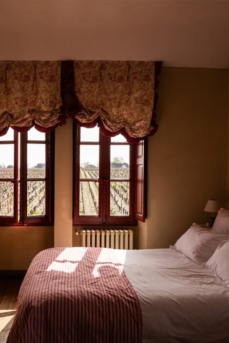 One of the three guest rooms in Giscours