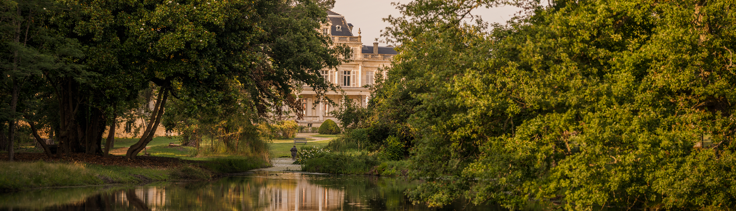 l'immense parc du Château Giscours