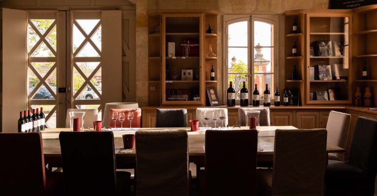 The Giscours tasting room