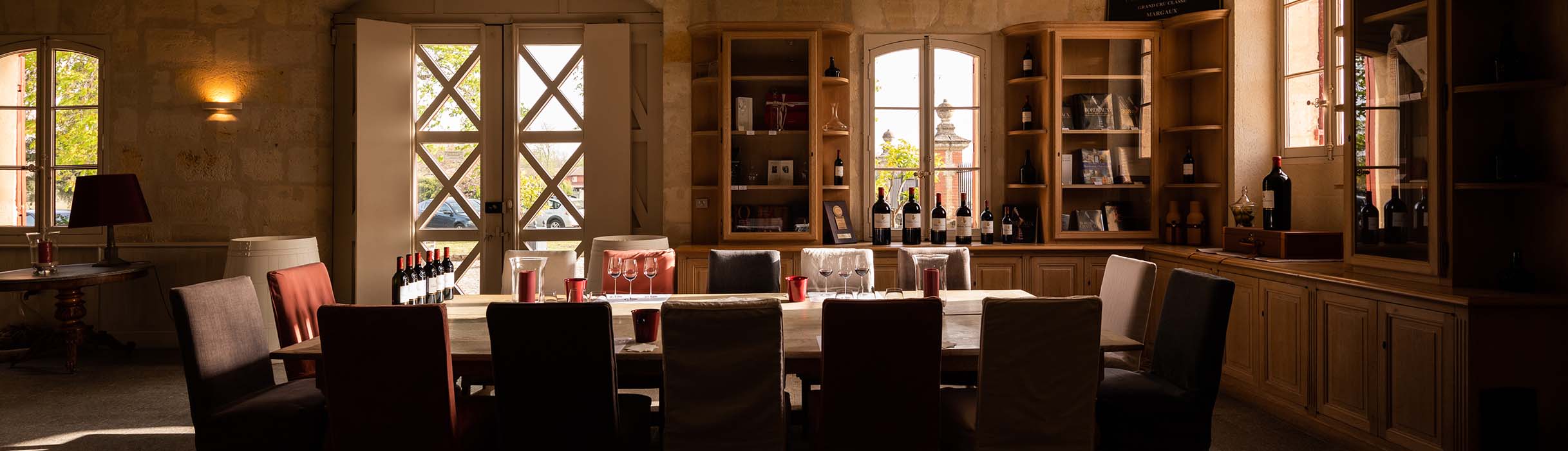 The Giscours tasting room